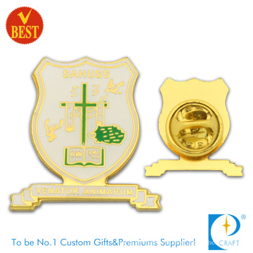 Supply Metal Souvenir Enamel Gold Plating Religious Pin Badge in High Quality